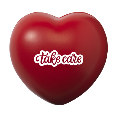 Logo trade corporate gifts image of: Anti Stress Heart stress ball