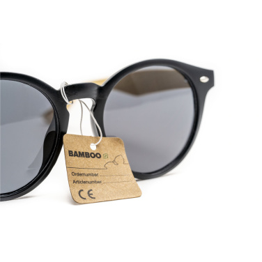 Logo trade business gift photo of: Laguna Bamboo sunglasses