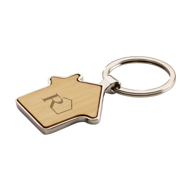 Logotrade promotional product image of: Casa bamboo keyring