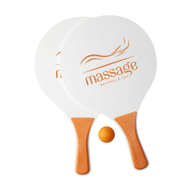 Logo trade promotional merchandise image of: BeachTennis beach game