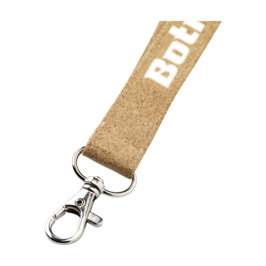 Logo trade corporate gifts picture of: Lanyard Cork 2 cm keycord