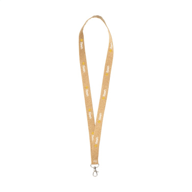 Logo trade business gifts image of: Lanyard Cork 2 cm keycord