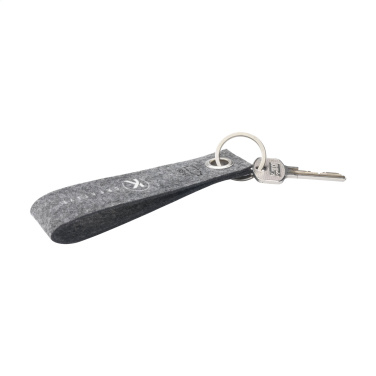 Logo trade advertising products image of: GRS RPET Felt Keyring