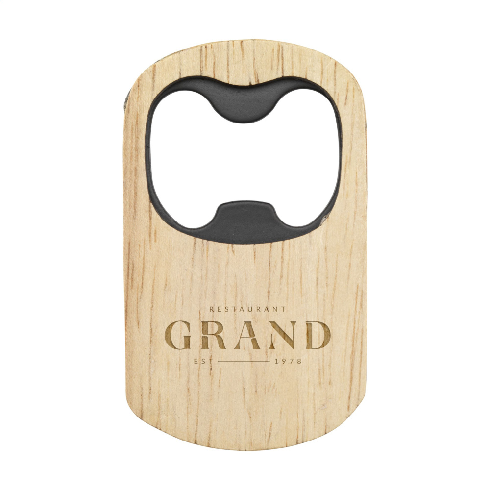 Logo trade promotional gifts image of: BlackBeech Opener