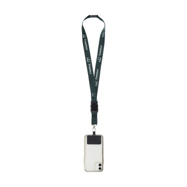 Logo trade promotional merchandise photo of: Lanyard Promo Complete Sublimatie RPET 2 cm with Patch