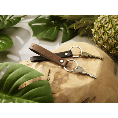 Logotrade promotional product image of: Vegan Pineapple Leather Keyring