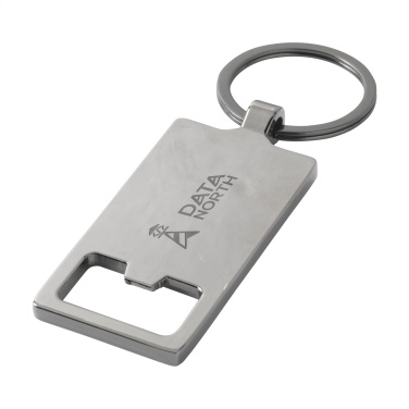 Logotrade promotional item image of: Sammy bottle opener / keyring