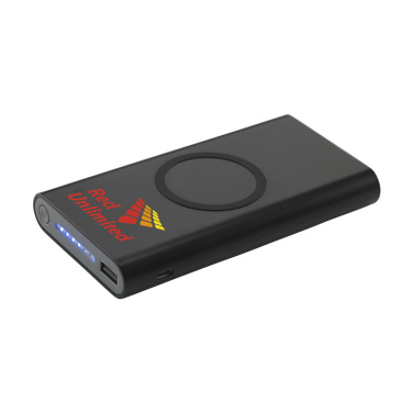 Logo trade promotional merchandise photo of: Wireless Powerbank 8000 C wireless charger