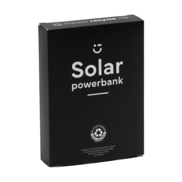 Logo trade promotional gift photo of: Solar Powerbank 4000 power charger