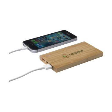 Logo trade advertising products picture of: Bamboo 4000 Powerbank external charger