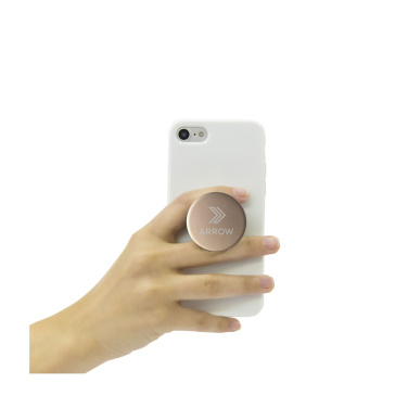 Logo trade promotional products image of: PopSockets® Aluminium telephone holder