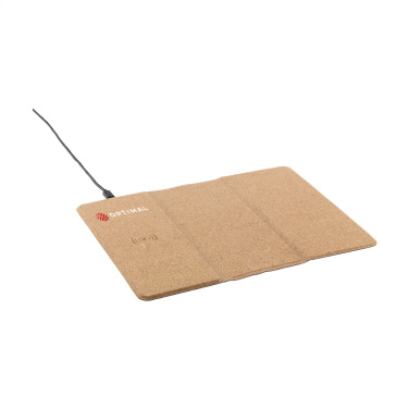 Logotrade corporate gift image of: Cork Wireless Charging Mousepad