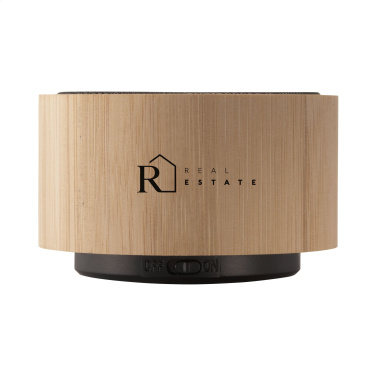 Logotrade advertising product picture of: Wave Bamboo Wireless Speaker