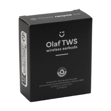 Logotrade promotional gift image of: Olaf RCS TWS Wireless Earbuds