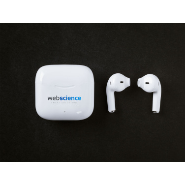 Logo trade promotional merchandise image of: Olaf RCS TWS Wireless Earbuds