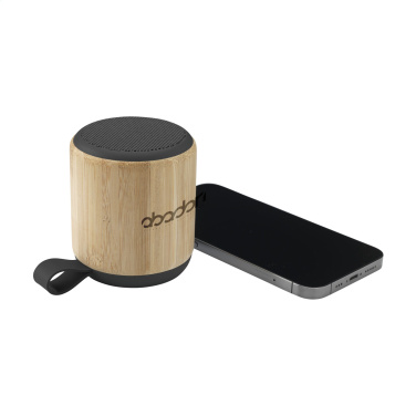 Logotrade business gift image of: Timor Bamboo Wireless Speaker