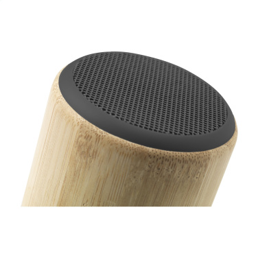 Logo trade promotional products image of: Timor Bamboo Wireless Speaker