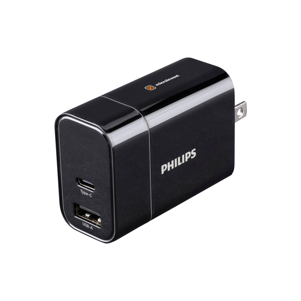 Logotrade promotional item picture of: Philips Travel Charger