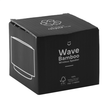 Logotrade promotional product image of: Wave Bamboo Wireless Speaker