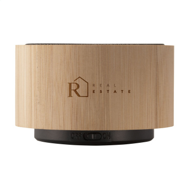 Logo trade corporate gifts picture of: Wave Bamboo Wireless Speaker