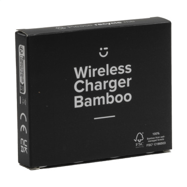 Logo trade promotional products picture of: Bamboo Wireless Charger 15W