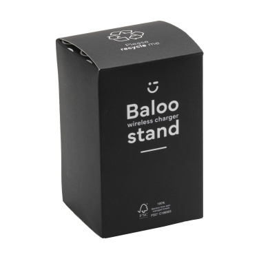 Logo trade corporate gifts image of: Baloo Wireless Charger Stand 15W