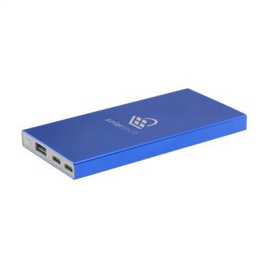 Logo trade promotional merchandise picture of: Tecco GRS Recycled Alu Powerbank 5000 external charger