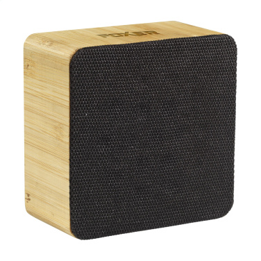 Logotrade promotional gift image of: Sonido 5W Bamboo wireless speaker