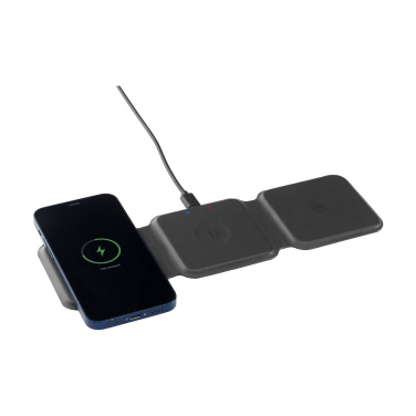 Logotrade promotional giveaway image of: TriCharge RCS  Recycled PU Wireless Charger