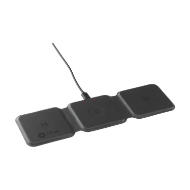 Logotrade corporate gift picture of: TriCharge RCS  Recycled PU Wireless Charger