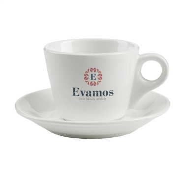 Logo trade business gifts image of: DaVinci 205 ml cup and saucer