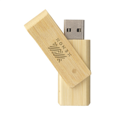 Logo trade promotional giveaway photo of: USB Waya Bamboo 16 GB