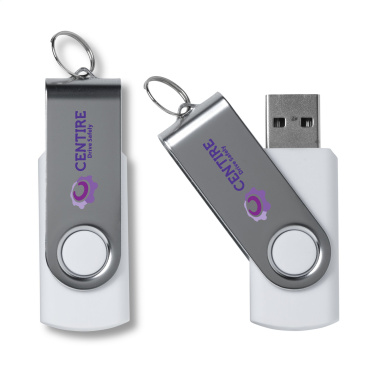 Logo trade promotional items image of: USB Twist from stock 4 GB