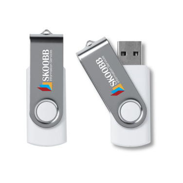 Logo trade promotional gifts image of: USB Twist 4 GB