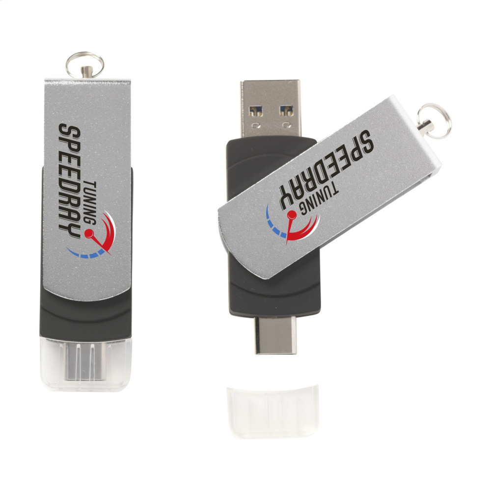 Logotrade advertising product picture of: USB Dual Connect 3.0 - Type-C 8 GB