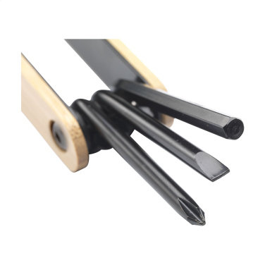 Logotrade promotional giveaway image of: Bamboo Black Tool multi tool