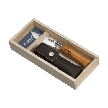 Logo trade advertising products image of: Opinel No 08 Carbon pocket knife