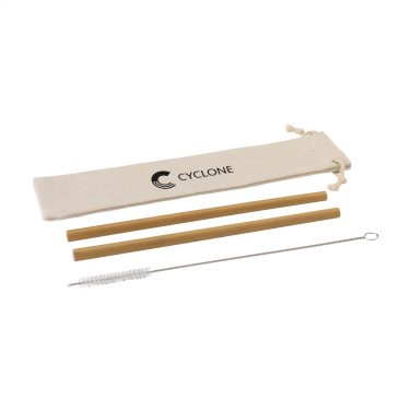 Logotrade promotional giveaways photo of: ECO Bamboe Straw Set bamboo straws