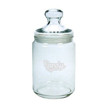 Logo trade promotional merchandise photo of: Dolci Candy jar 1 L