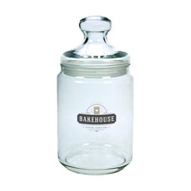 Logo trade corporate gifts image of: Dolci Candy jar 1 L