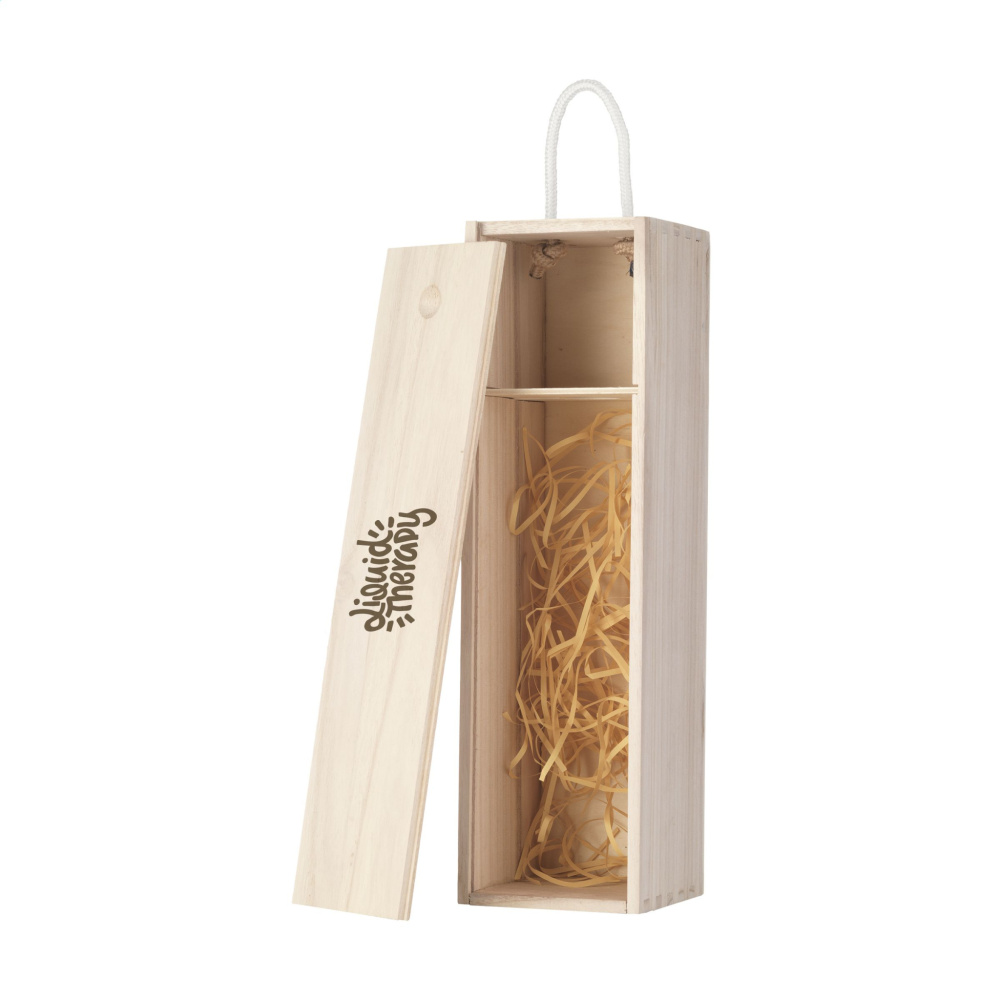 Logo trade promotional products image of: WineWood wine box