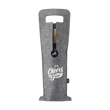 Logo trade promotional gift photo of: Wine Bag-to-Give GRS RPET