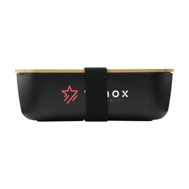 Logo trade promotional merchandise photo of: Midori Bamboo Lunchbox