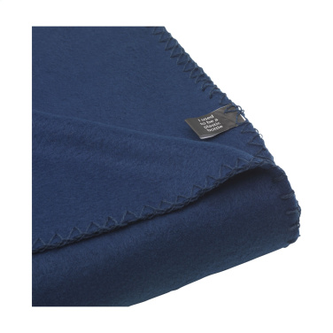 Logo trade promotional merchandise photo of: SuperSoft RPET (180 g/m²) fleece blanket