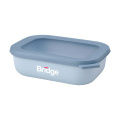 Mepal Cirqula multi use rectangular bowl 1 L lunchbox, nordic blue