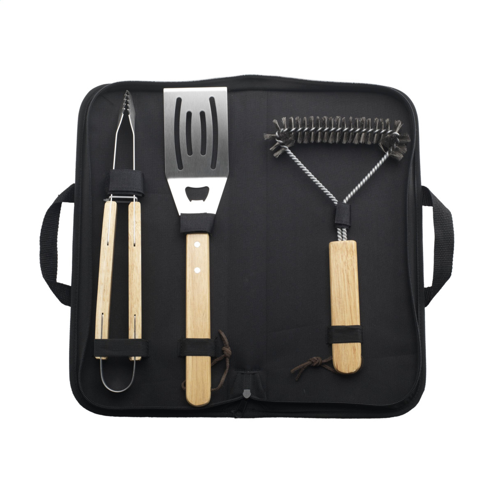 Logo trade promotional merchandise image of: Verano BBQ-set barbecue set