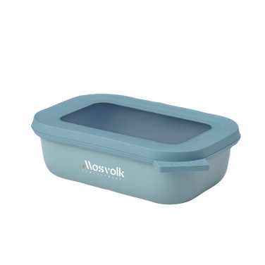 Logotrade promotional products photo of: Mepal Cirqula multi use rectangular bowl 500ml lunchbox