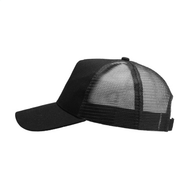 Logo trade promotional giveaways image of: Trucker Recycled Cotton cap