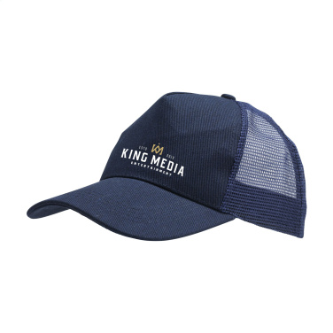 Logotrade promotional giveaway image of: Trucker Recycled Cotton cap