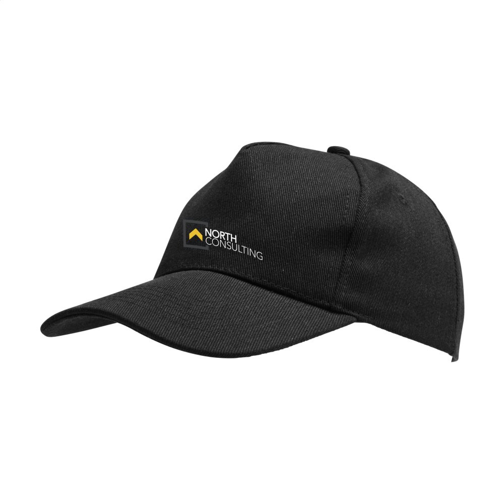 Logo trade promotional giveaways image of: Hamar Cap Recycled Cotton cap